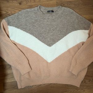 Shein long sleeve striped sweater